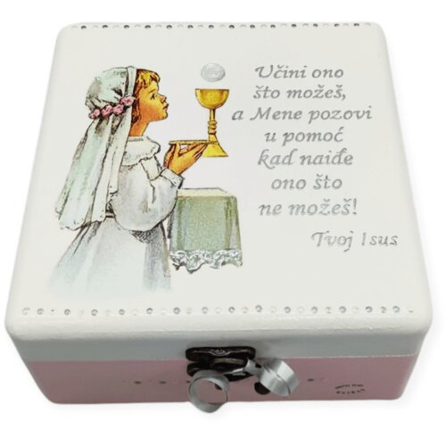  Prva sv. Pričest! Kutija uspomena - 16x16x10cm - &Scaron;16 524 Cijene