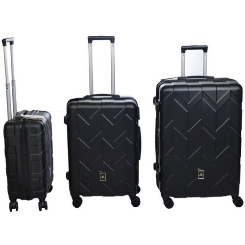 Hoffmanns 3-delni set kovckov, Butterfly, 09210, black Cene