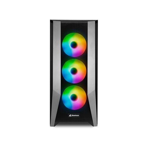Sharkoon Kušište- TG7M (crna; E-ATX,ATX;; 7x120mm v.; 2xUSB3.0, 1xUSB Type-C, I/O) Cijene