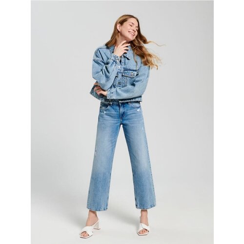 Sinsay ženske straight low waist traperice 2088F-55J Slike
