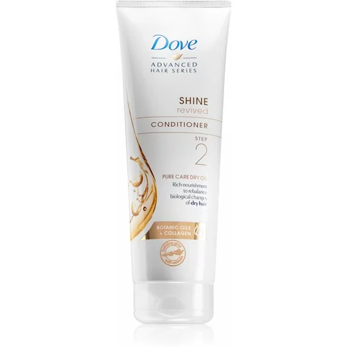 Dove Advanced Hair Series Pure Care Dry Oil balzam za suhe in mat lase 250 ml