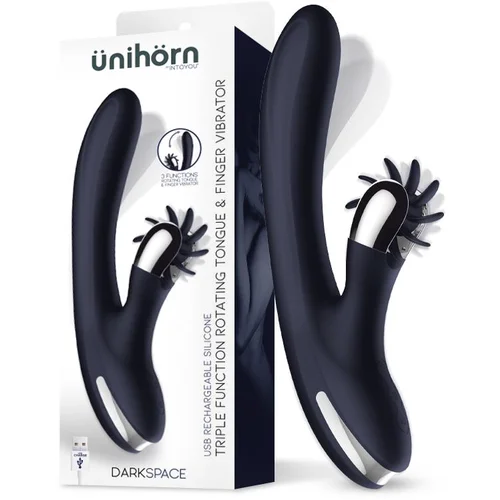 INTOYOU Ünihörn Darkspace Vibe with Rotating Tongues & Finger Movement 3 Motors