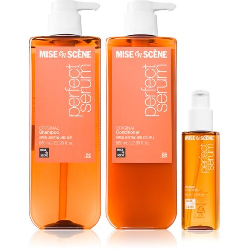mise en scene Perfect Serum Original set za sijaj in mehkobo las Cene
