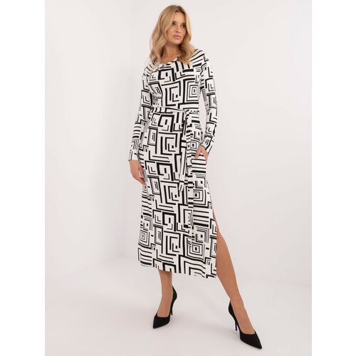 LAKERTA Dress-LK-SK-509797.27-white-black Slike