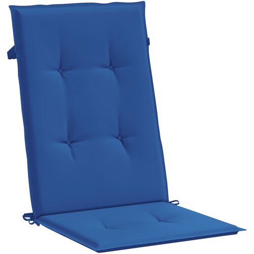  Jastuci za vrtne stolice 6 kom plavi 120 x 50 x 3 cm od tkanine Slike