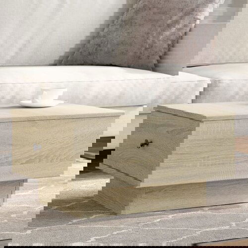 vidaXL Stolić za kavu boja hrasta 60x45x31 cm od konstruiranog drva Cene