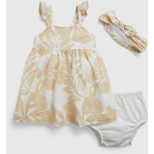 GAP Baby Linen Dress with Headband - Girls Slike