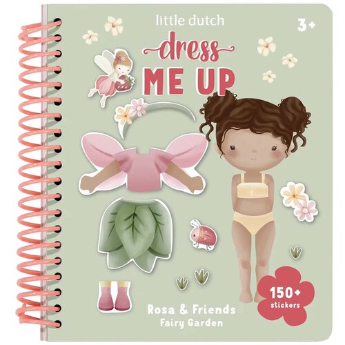 Little Dutch&amp;reg; knjižica z nalepkami dress me up fairy garden Slike