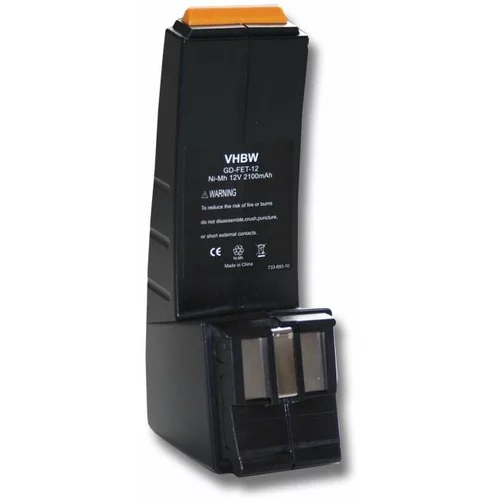 VHBW Baterija za Festo Festool CDD12 / CCD12, 12 V, 2.1 Ah