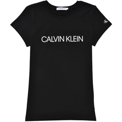 Calvin Klein Jeans Majice s kratkimi rokavi INSTITUTIONAL T-SHIRT Črna