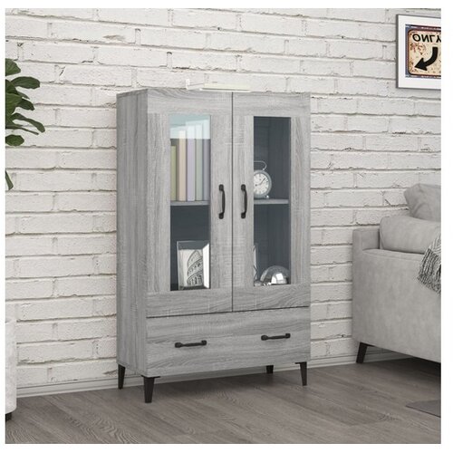  Visoka komoda boja hrasta sonome 70x31x115 cm konstruirano drvo Cijene