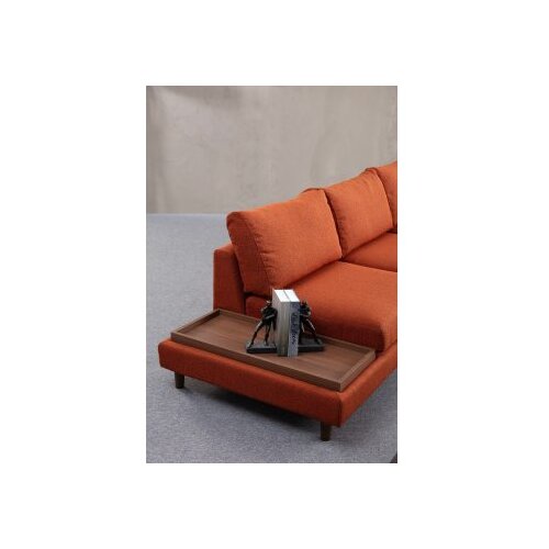 Atelier Del Sofa Kutna sofa Tulip, 314x275 cm, Narandžasta Cene
