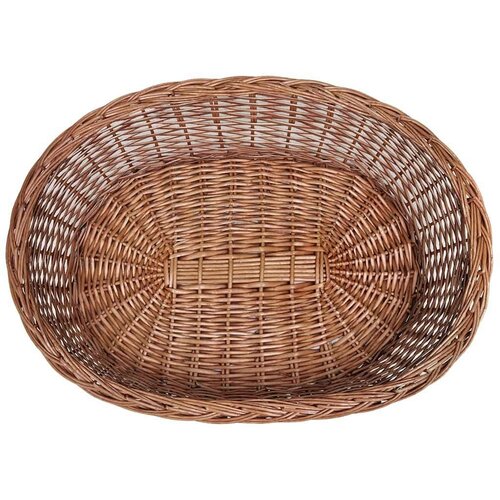 VidaXL ko&amp;scaron;ara za psa / krevet za ljubimce od vrbe prirodna boja 90 cm Slike