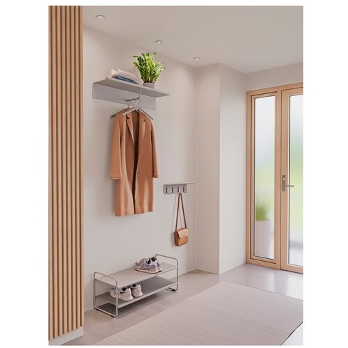 Zone Denmark Regal za čevlje 80 x 33 x 33 cm - Soft Grey Cene