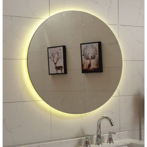 Inter Ceramic Ogledalo led d60 cm touch screen anti fog grejac Slike
