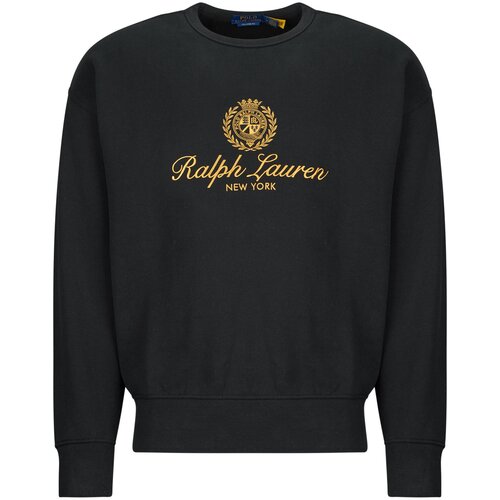 Polo Ralph Lauren SWEAT COL ROND CREST BROD&eacute; Crna Cijene