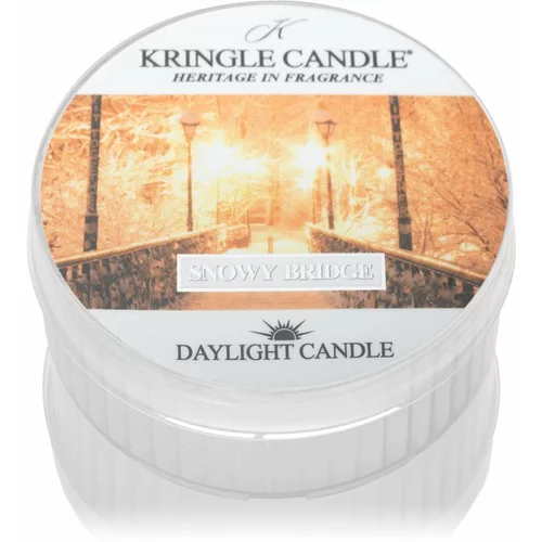 Kringle Candle Snowy Bridge čajna svijeća 42 g