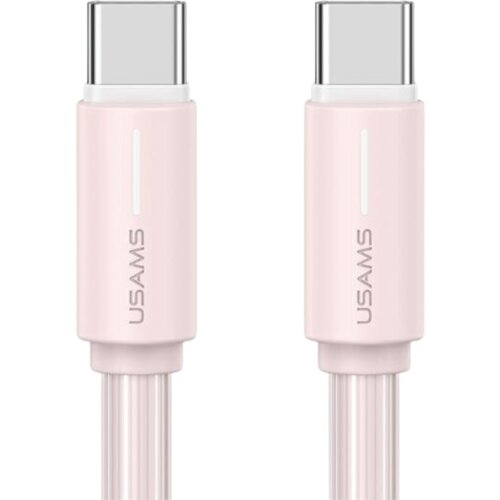 Usams USB-C/USB-C KABEL 1M YU SERIJA 60W ZA TELEFONE ROZA, (21980418) Cene