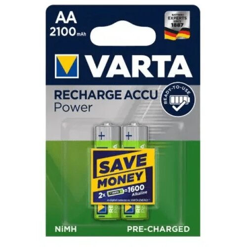 Varta punjive baterije ACCU AA 2100MAH 2/1 Slike