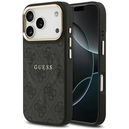 Guess 4G PU KLASIČNI LOGO MAGSAFE OVITEK ZA IPHONE 17 PRO RAZKOŠNA ZAŠČITA, (5000338013) Cene