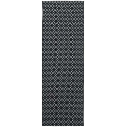  Traka za tepih ORIZ 1150 gsm Crni mrežasti uzorak - Crni dijamantni uzorak 100 x 450 cm Slike