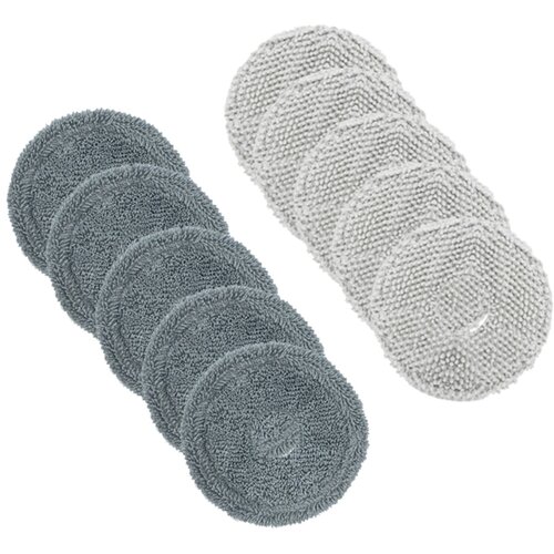 INF Komplet 10 krp za robotski mop - 5 nadgrajenih + 5 univerzalnih, vpojne mikrovlakenske blazinice, združljive z Ecovacs X1 X2 T10 T20 T30 T30S T50 N30, (5000286211) Cene