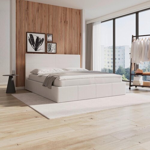 Bessagi Home Oblazinjena Postelja Yara, 180x200, Bela Slike