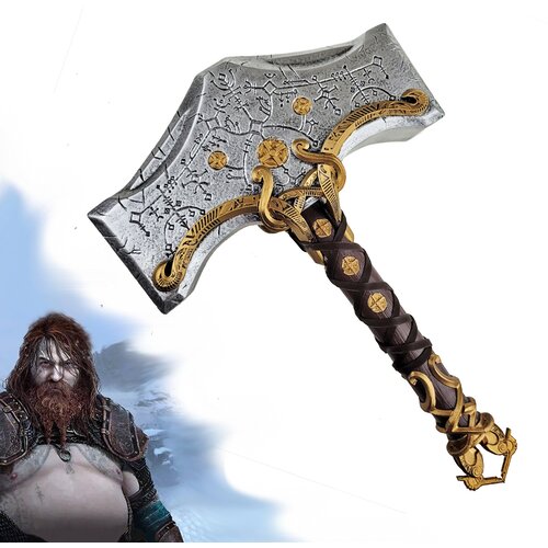  God of War Ragnarok Thor replika kladiva Mjolnir Slike