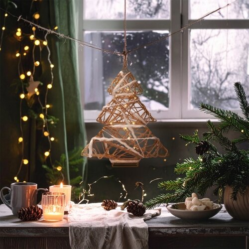  Brilagi - LED božićna dekoracija LED/2xAA 34x31 cm jelka Slike