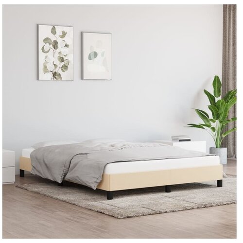  Za krevet krem 140 x 190 cm od tkanine Cijene