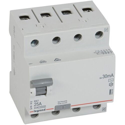 Legrand 4-polni diferencijalni prekidač RX3 4P 25A 30MA AC Slike