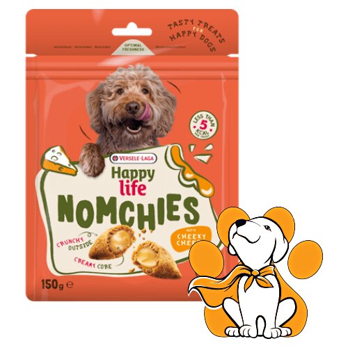 Happy Life Nomchies Cheese 150g, Hrskave Poslastice Sa Krem Punjenjem Od Sira Cene