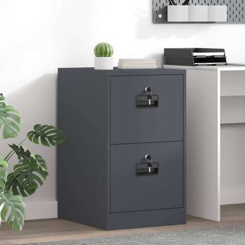 Kabinet za datoteke s ladicama Antracit 44 x 50 x 106.5 cm Cijene