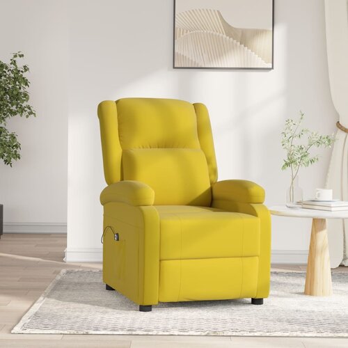  Električni naslonjač žuti bar&scaron;unasti Cijene