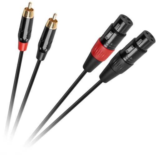 Cabletech XLR - 2RCA priključni kabel 1m Cijene