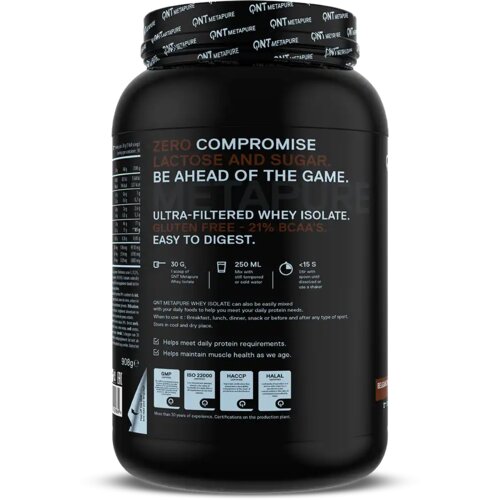 QNT metapure whey protein isolate &amp;ndash; čist i brzo apsorbujući protein - vanila 2kg Slike