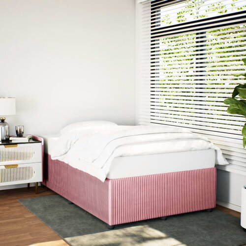 Furnova Posteljni okvir roza 120x200 cm žamet, (21931573) Slike