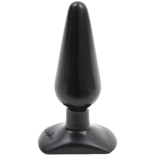 The Classics Analni čep Smooth – Medium, črn Cene