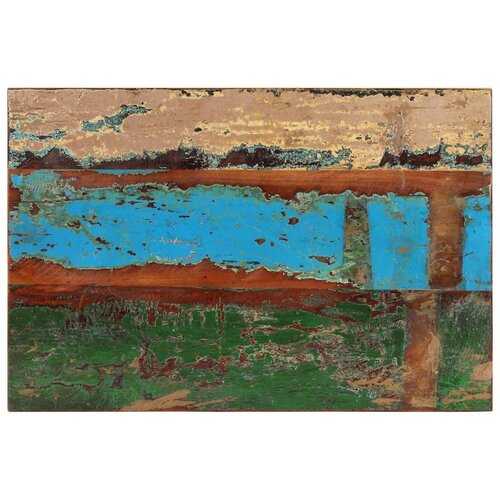  Pravokutna stolna ploča 60 x 90 cm 25 - 27 mm obnovljeno drvo Cijene
