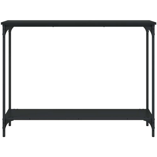  Konzolni stol crni 101 x 30 5 x 75 cm od konstruiranog drva Slike