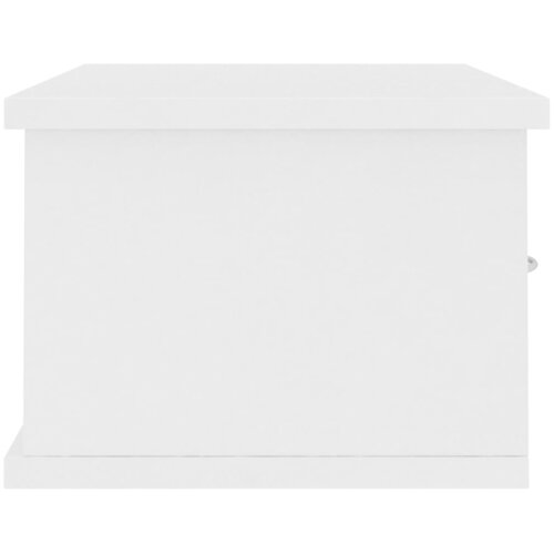  Zidna polica s ladicama bijela 60x26x18,5 cm konstruirano drvo Slike