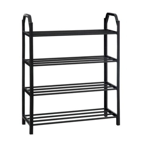 Five stalak za obucu 50x18,4x65cm metal/pp crno/srebrna ( 138868 ) Cene