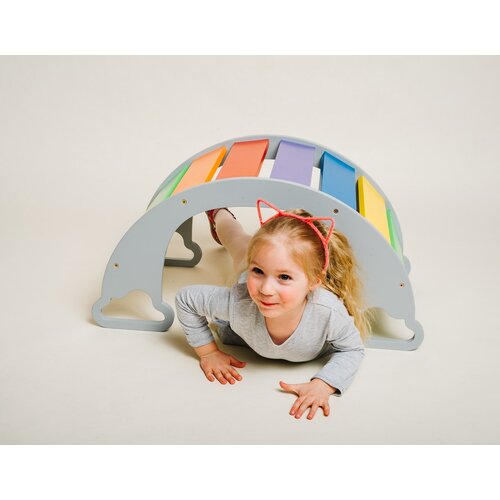 ToddlerInFamily MONTESSORI LJULJA�KA - DUGA (VI�E BOJA)-siva Cijene