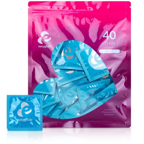 EasyGlide - Extra Thin Condoms - 40 pieces Slike