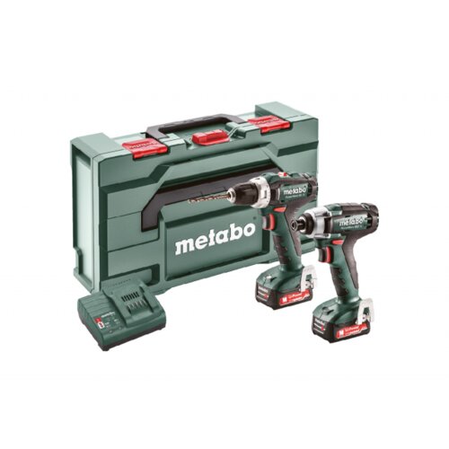 Metabo akumulatorska bušilica ComboSet 2.7.1 12V PowerMaxx12+SSD2x20Ah Slike