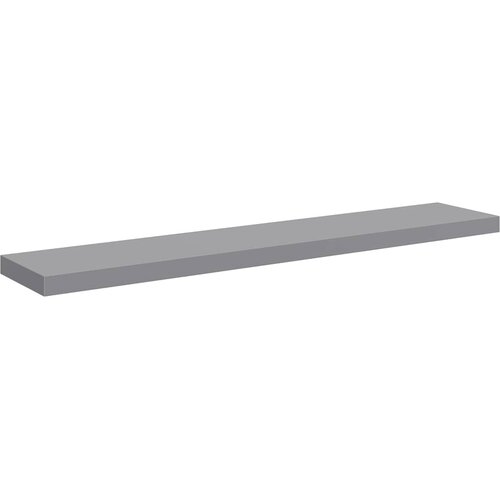  Plutajuća zidna polica siva 120 x 23,5 x 3,8 cm MDF Slike