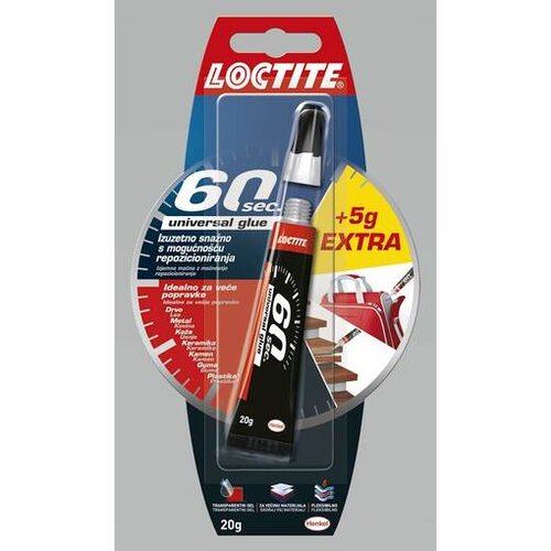 Henkel Univerzalno sekundno lepilo Loctite 60 SEC (15 g) Slike