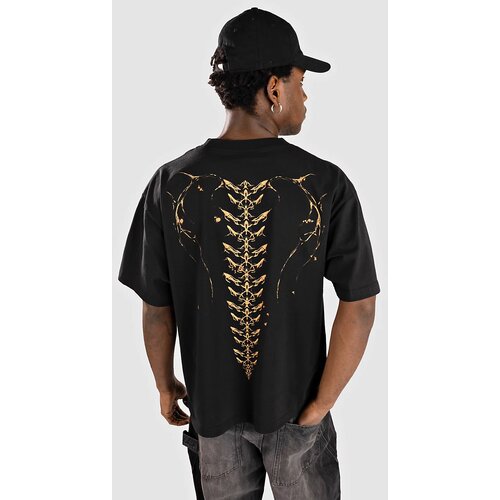 Vitriol Oxidized Cropped T-shirt limo black Cene