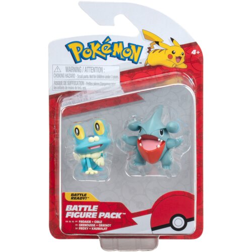 Pokemon figurica &amp;quot;Battle figure&amp;quot; - Gible &amp;amp; Froakie Slike