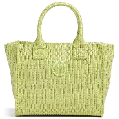 Pinko Ročne torbice Bolsos Mujer Mod&egrave;le Beach Shopper Mini Zelena Cene